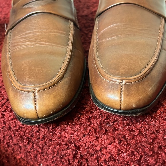 Mezlan Men's Brown Leather Penny Loafers Shoes Slip ons Size 9.5 - Picture 17 of 17